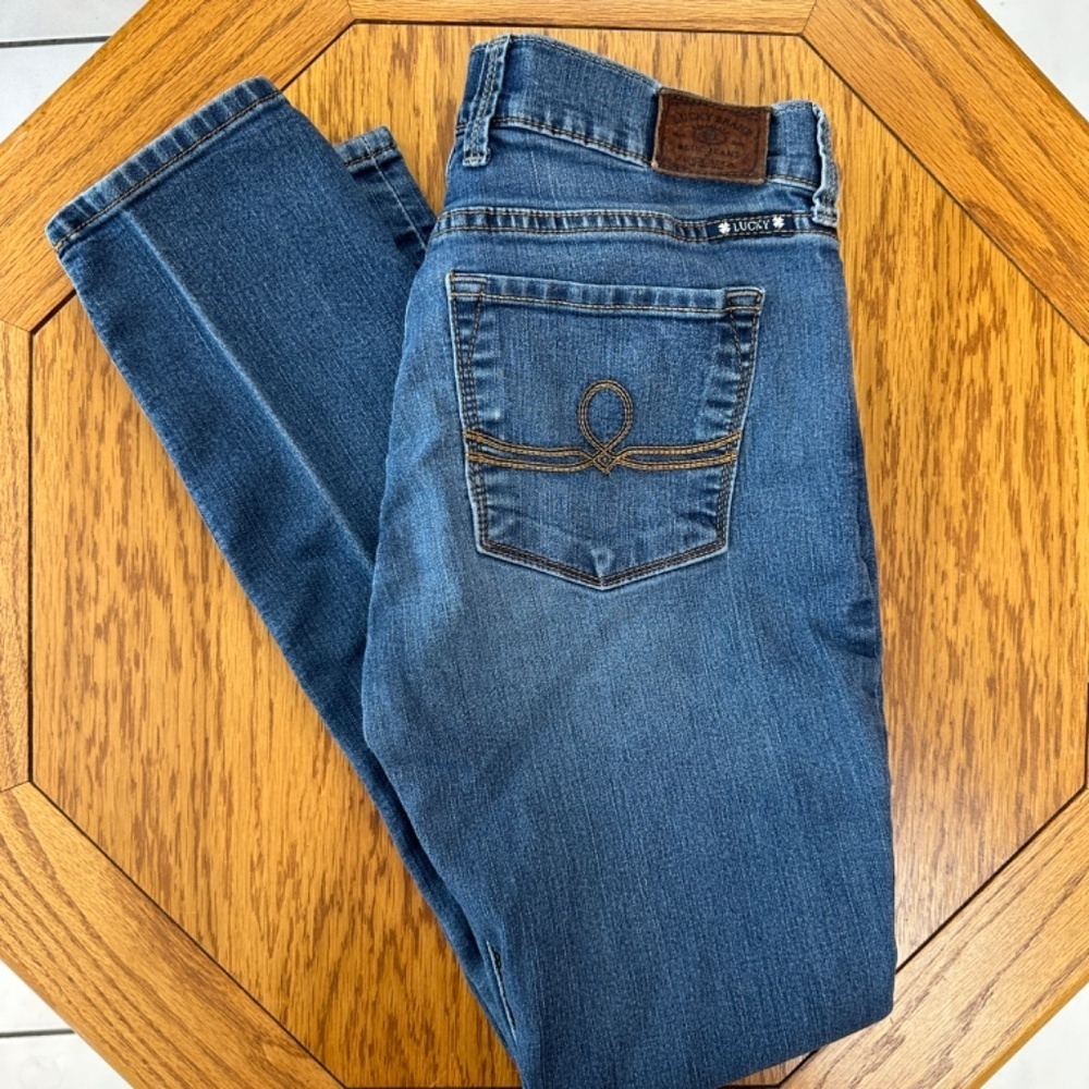 *LUCKY BRAND* Medium Wash Ankle Sofia Skinny Jeans Size 4